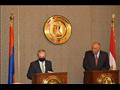 سامح شكري ووزير الخارجية الأرميني في مؤتمر صحفي مش