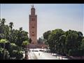 ساحة جامع الفناء الشهيرة في مراكش خالية