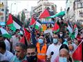 فلسطينيون يتظاهرون في رام الله