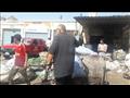 تشميع محال لبيع الخردة بحي العرب في بورسعيد