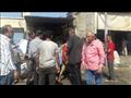 تشميع محال لبيع الخردة بحي العرب في بورسعيد
