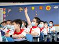 تلاميذ المدارس في مدينة ووهان الصينية