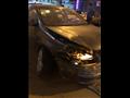 سيارة عمرو بعد الحادث
