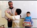 أحمد حميدة برفقة تلاميذه 