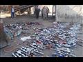 إعدام 450 شيشة مصادرة من مقاهي البحيرة