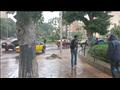 أمطار غزيرة على الإسكندرية