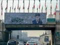 صورة لقاسم سليماني على طريق رئيسي في طهران