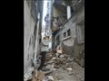 انهيار أجزاء من عقار قديم في الإسكندرية 