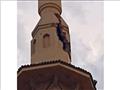 تصدع مئذنة مسجد قرية في الدقهلية
