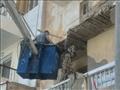 إزالة شرفة عقار في الإسكندرية 