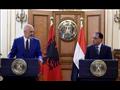 رئيسا الوزراء المصري والألباني
