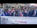 محافظ المنيا يقود مسيرة شبابية 