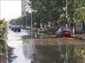 مياه الأمطار فى شوارع أسوان