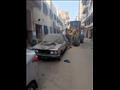 رفع السيارات المتهالكة من شوارع بورسعيد