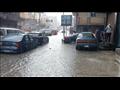 السيول تغرق شوارع الإسكندرية 