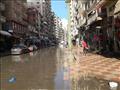 الأمطار تغرق شوارع الإسكندرية 