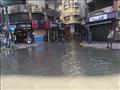الأمطار تغرق شوارع الإسكندرية 