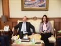 محافظ بورسعيد يستقبل رئيس البورصة المصرية
