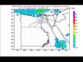 التنبؤ بالفيضان ينشر خرائط الأمطار حتى الجمعة