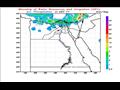 التنبؤ بالفيضان ينشر خرائط الأمطار حتى الجمعة