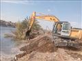 إزالة تعديات على نهر النيل في أسيوط 