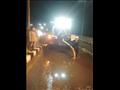 سيارات لكسح وشفط مياه الأمطار من شوارع أسيوط