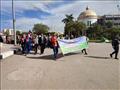 جامعة الفيوم تنظم مسيرة مناهضة للتحرش