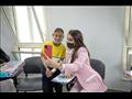 ياسمين صبري خلال زيارتها لمستشفى أبو الريش