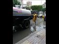 تراكم مياه الأمطار في الإسكندرية