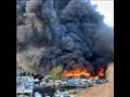 حريق بولاية مطرح في سلطنة عمان 