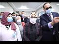 وزيرة الصحة تتجول بمستشفيات التأمين الصحي ببورسعيد