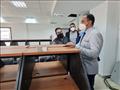 رئيس جامعة دمنهور يتفقد المرحلة الأولى بمراكز الاختبارات الالكترونية
