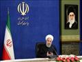 لرئيس الإيراني حسن روحاني يتحدث خلال اجتماع الهيئة
