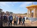 محافظ الوادي الجديد يتفقد أعمال الإنشاءات بالمجمع الإسلامي بمدينة موط