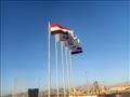 الأعلام تزين شوارع الطور في جنوب سيناء