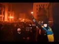 متظاهرون يطالبون بالإفراج عن ناشط قومي أمام مقر ال