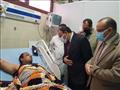 وفد جامعة الأزهر  يزور مصابي قطاري سوهاج في مستشفى الإيمان بأسيوط