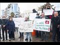 وقفة احتجاجية في ميناء سوسة بتونس