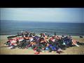 مهاجرين في جزيرة ليسبوس اليونانية