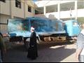سيارات المياه تصل المعهد الازهري (1)