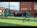 افتتاح ملاعب المدرسة الرياضية في بورسعيد