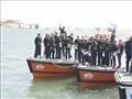 طلاب الاكاديمية البحرية ي زيارة لقناة السويس 
