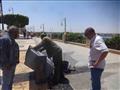 حملة لرفع القمامة وصيانة الإنارة في شوارع الأقصر