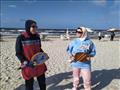 شهر لاعبي الراكيت في مصر على شواطئ بورسعيد