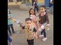 احتفال أطفال المنيا بالعيد