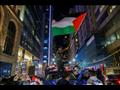 تظاهرة تضامناً مع الفلسطينيين في مدينة تورونتو الك
