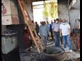 محافظ أسوان يتفقد عمليات احتواء حريق محطة ري بلانة