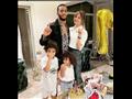 محمد رمضان وزوجته وأولاده
