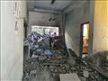 المنزل بعد قصف الاحتلال الاسرائيلي
