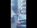 حريق هائل بكافتيريا على كورنيش الإسكندرية
